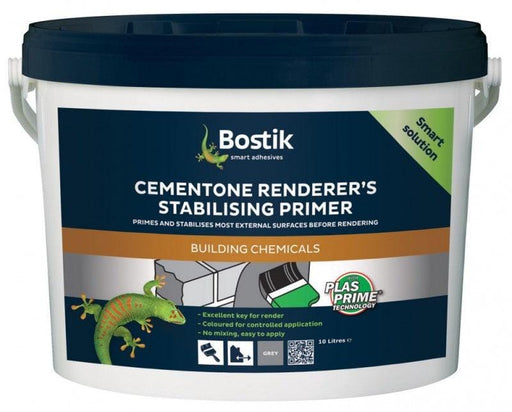 Bostik Cementone Renderers Stabilising Primer 10L - General Hardware Supplies Homevalue