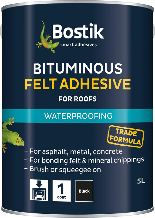 Bostik Felt Adhesive 5L - General Hardware Supplies Homevalue