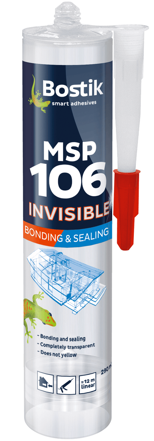 Bostik Msp106 Invisible 290Ml Cartridge - General Hardware Supplies Homevalue