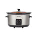 Brushed Stainless Steel 6.5L Ceramic Slow Cooker - General Hardware Supplies Homevalue