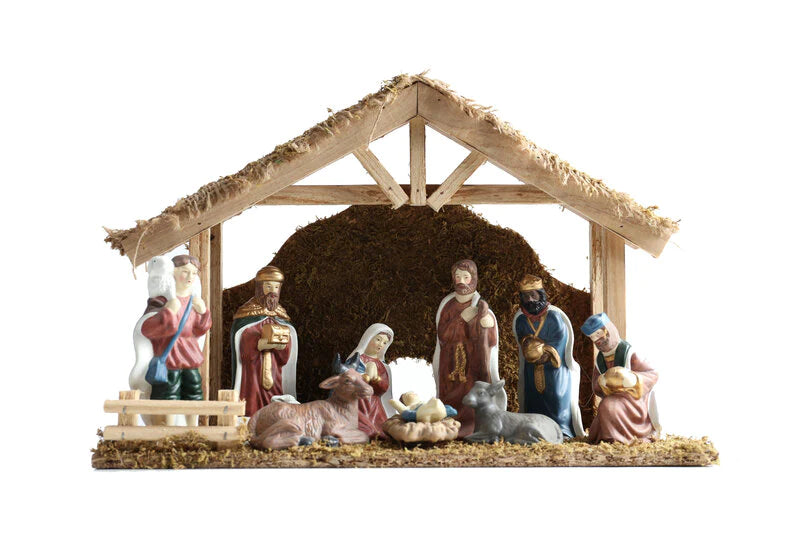 Christmas 9 Piece Nativity Scene - General Hardware Supplies Homevalue