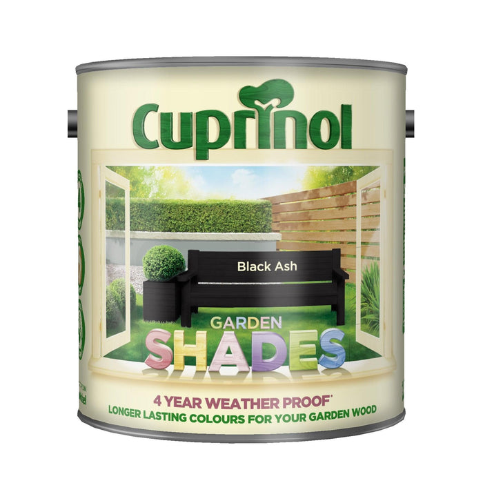 Cuprinol Garden Shades Black Ash 2.5L - General Hardware Supplies Homevalue