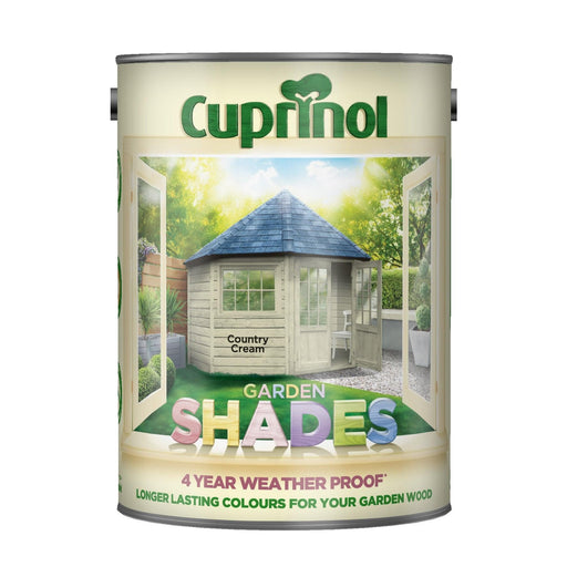 Cuprinol Garden Shades Country Cream 5L - General Hardware Supplies Homevalue