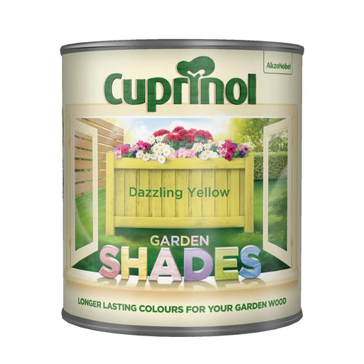 Cuprinol Garden Shades Dazzling Yellow 1L - General Hardware Supplies Homevalue