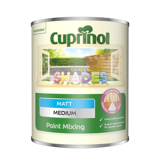 Cuprinol Garden Shades Medium Base 1L - General Hardware Supplies Homevalue