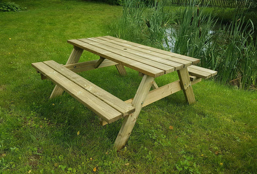 Doolin Six Seater Picnic Bench - General Hardware Supplies Homevalue