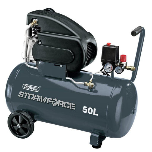 Draper Air Compressor 50L 2Hp 230V - General Hardware Supplies Homevalue