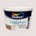 Dulux Ceiling Paint Pure Brilliant White 10L - General Hardware Supplies Homevalue