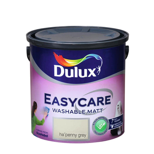 Dulux Easycare Ha'penny Grey 2.5L - General Hardware Supplies Homevalue