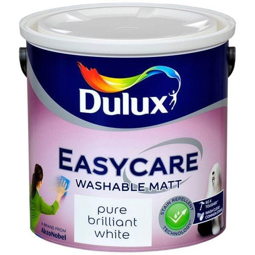 Dulux Easycare Pure Brilliant White 2.5L - General Hardware Supplies Homevalue
