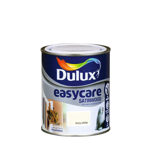 Dulux Easycare Satinwood (750Ml) Ivory White - General Hardware Supplies Homevalue