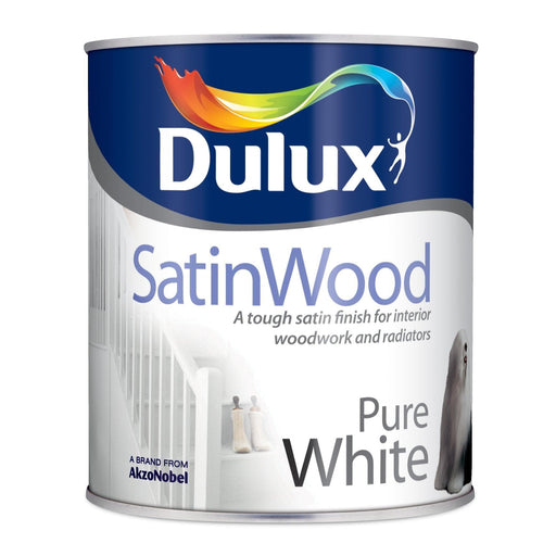 Dulux Easycare Satinwood (750Ml) Pure White - General Hardware Supplies Homevalue