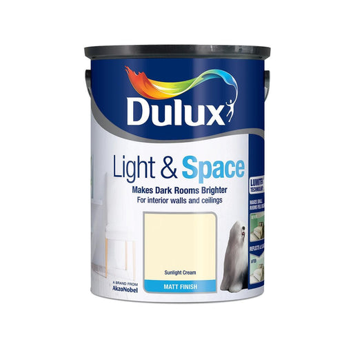 Dulux Light & Space Sunlight Cream 5L - General Hardware Supplies Homevalue