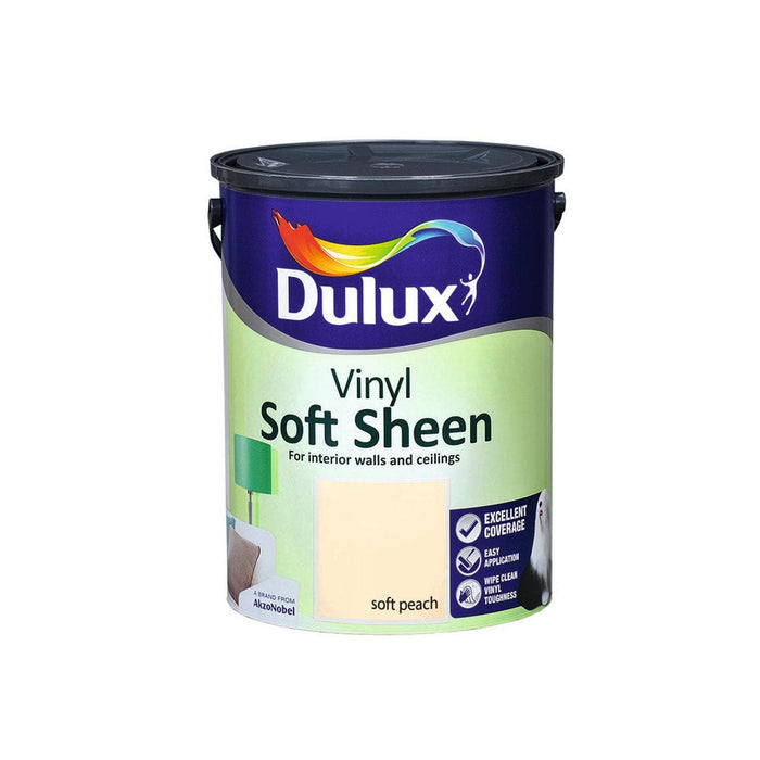 Dulux Vinyl Soft Sheen Soft Peach 5L - General Hardware Supplies Homevalue