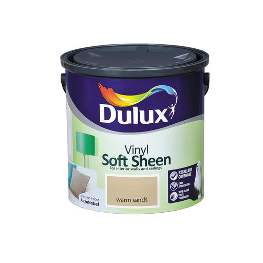 Dulux Vinyl Soft Sheen Warm Sands 2.5L - General Hardware Supplies Homevalue