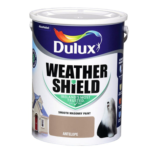 Dulux Weathershield Antelope 5L - General Hardware Supplies Homevalue