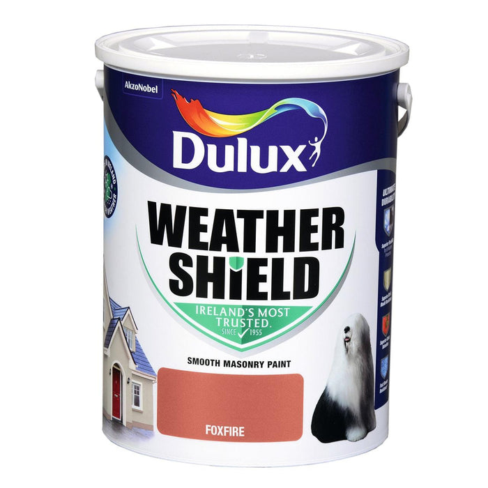 Dulux Weathershield Foxfire 5L - General Hardware Supplies Homevalue