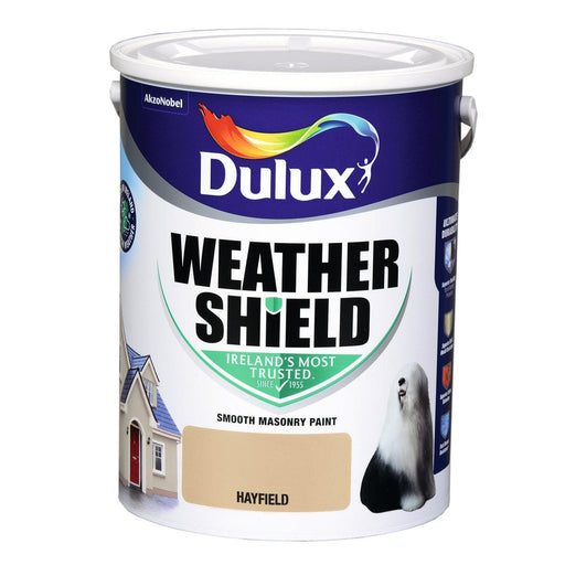 Dulux Weathershield Hayfield 5L - General Hardware Supplies Homevalue
