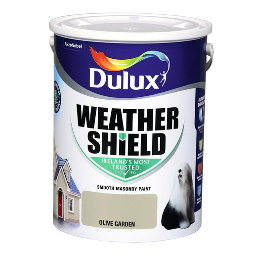 Dulux Weathershield Olive Garden 5L - General Hardware Supplies Homevalue