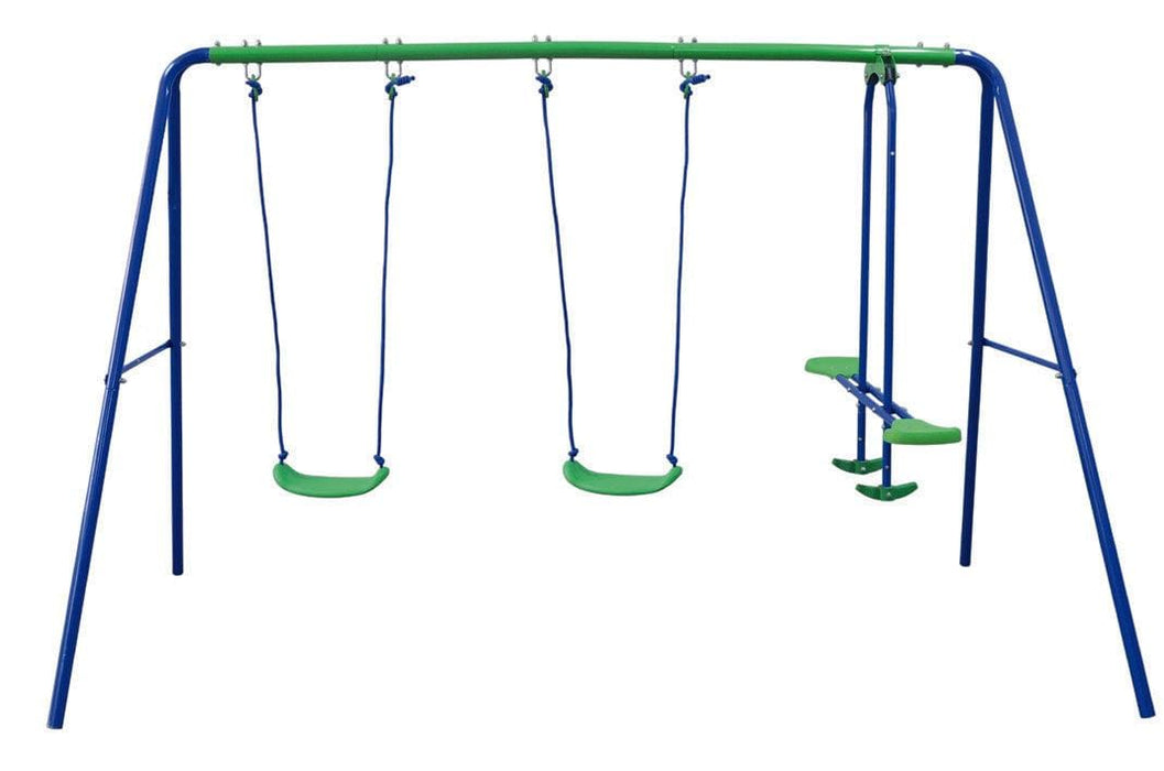 Euro Active Metal Swing Set - General Hardware Supplies Homevalue