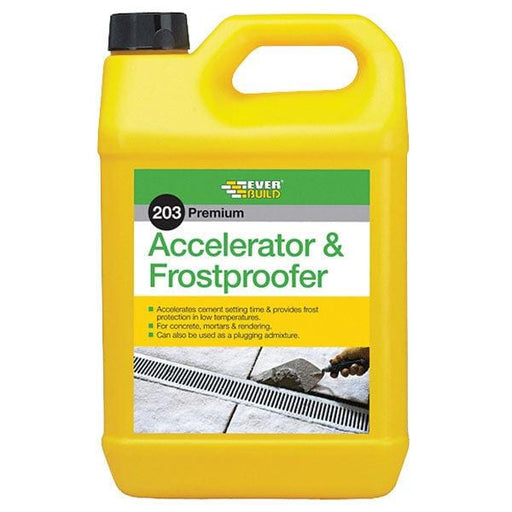 Everbuild 5Ltr Accelerator and Frostproofer - General Hardware Supplies Homevalue