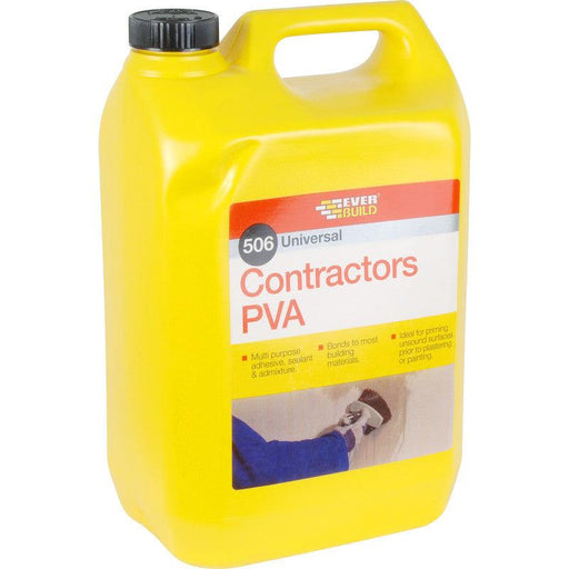 Everbuild Contractors PVA 5 litre - General Hardware Supplies Homevalue