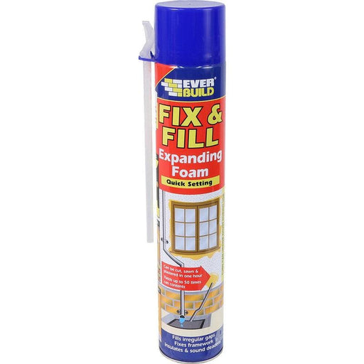 Everbuild Fix - Fill Expanding Foam 750ml - General Hardware Supplies Homevalue