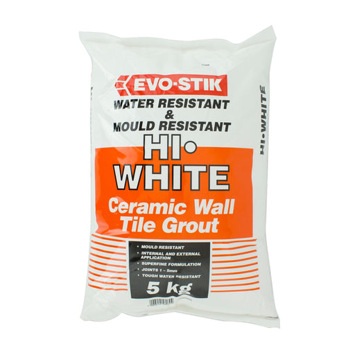 Evo-Stik Anti-Bac White Grout - General Hardware Supplies Homevalue