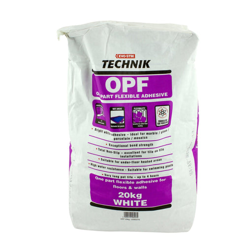 Evo-Stik Technik O.P.F One Part Flexible Tile Adhesive - General Hardware Supplies Homevalue