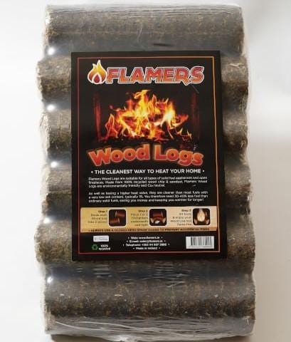 Flamers Premium Woodlogs Six Pack (Pallet 160) - General Hardware Supplies Homevalue