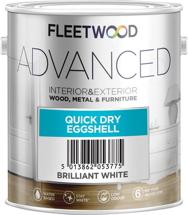 Fleetwood Advanced Eggshell 2.5 Litre - General Hardware Supplies Homevalue
