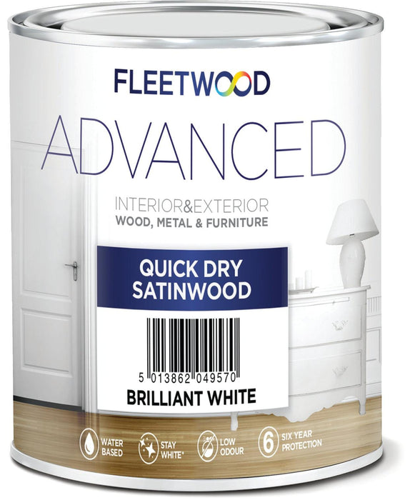 Fleetwood Advanced Satinwood 2.5 Litre - General Hardware Supplies Homevalue
