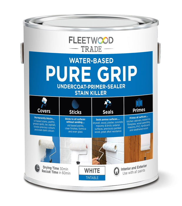 Fleetwood Pure Grip Water Based Primer 1Ltr - General Hardware Supplies Homevalue