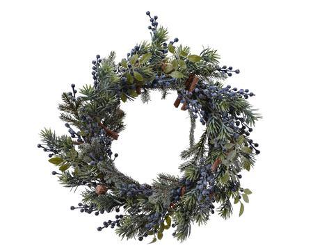 Frosted Blue Berry Wreath - General Hardware Supplies Homevalue