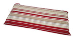 Garden Collection Two Seater Bench Cushion Red Stripe - General Hardware Supplies Homevalue