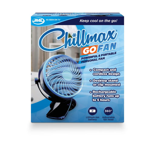 JML Chillmax Go Fan Black - General Hardware Supplies Homevalue