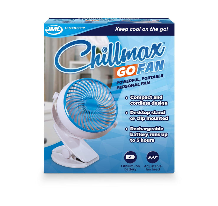 JML Chillmax Go Fan White - General Hardware Supplies Homevalue