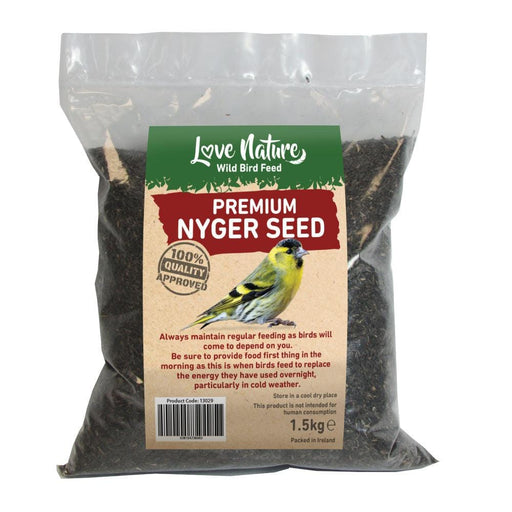 Love Nature 1.5kg Nyger Seed Bag - General Hardware Supplies Homevalue