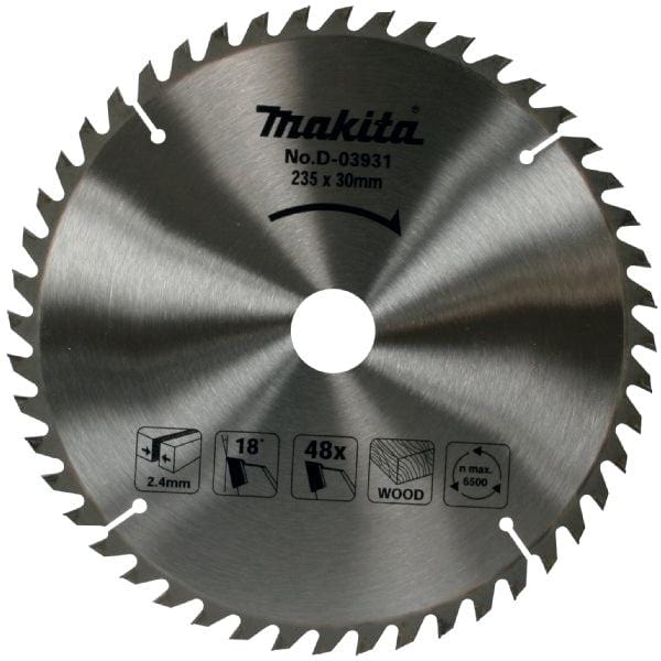 Makita Standard 2.3mm 235mm dia. TCT Saw Blade for Portable Saws - General Hardware Supplies Homevalue