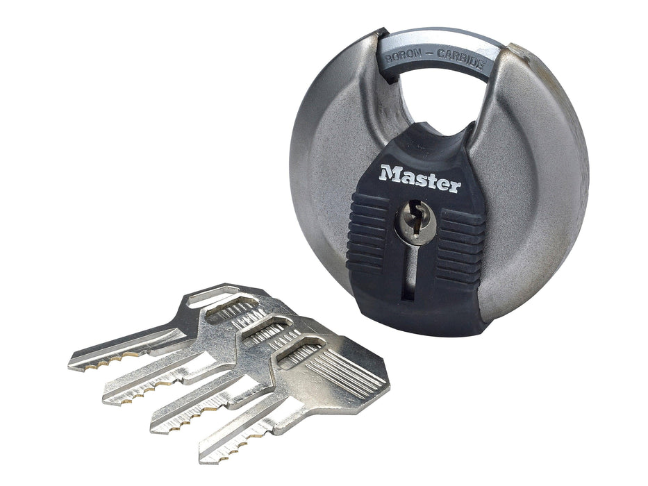Master Lock 70mm Stainless Steel Disc Padlock - General Hardware Supplies Homevalue
