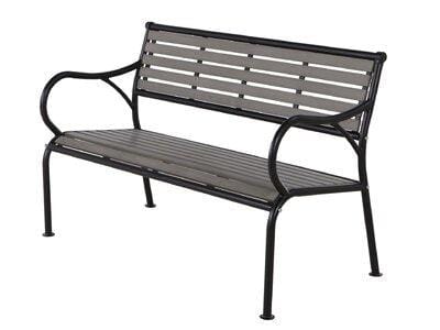 Polywood Slatted Grey Bench - General Hardware Supplies Homevalue