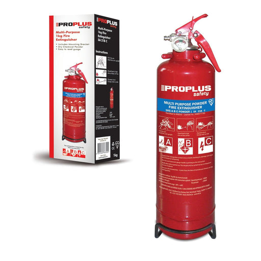 Proplus Multi Purpose Fire Extinguisher 1kg - General Hardware Supplies Homevalue