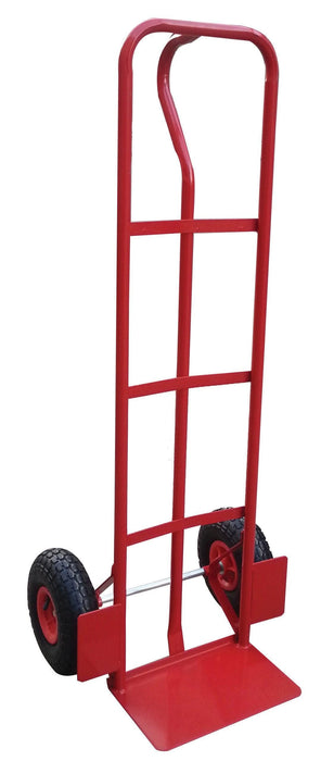 Red P-Handle Hand Truck Unassembled - General Hardware Supplies Homevalue