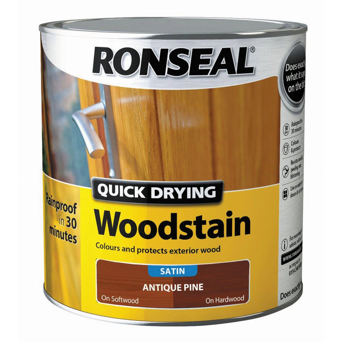 Ronseal 5 Year Woodstain 2.5L Mahogany - General Hardware Supplies Homevalue