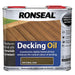 Ronseal Decking Oil 2.5L Natural Oak - General Hardware Supplies Homevalue
