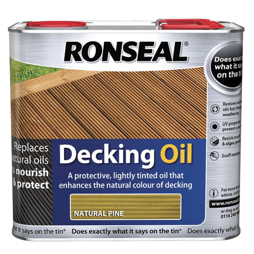 Ronseal Decking Oil 2.5L Natural Pine - General Hardware Supplies Homevalue