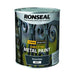 Ronseal Direct to Metal Paint Storm Grey Matt 250ml - General Hardware Supplies Homevalue