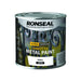 Ronseal Direct to Metal Paint White Satin 2-5L - General Hardware Supplies Homevalue