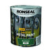 Ronseal Direct to Metal Paint Rural Green Satin 250ml - General Hardware Supplies Homevalue