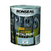 Ronseal Direct to Metal Paint Steel Grey Matt 250ml - General Hardware Supplies Homevalue